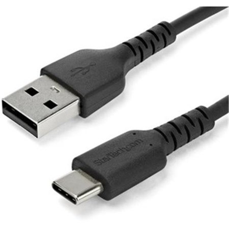 STARTECH.COM Startech RUSB2AC1MB 1 m & 3.3 ft. USB 2.0 to USB C Cable - High Quality USB 2.0 Cable - USB Cable - Black RUSB2AC1MB